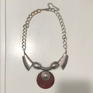 Boho style tribal necklace jewelry outfit chain
